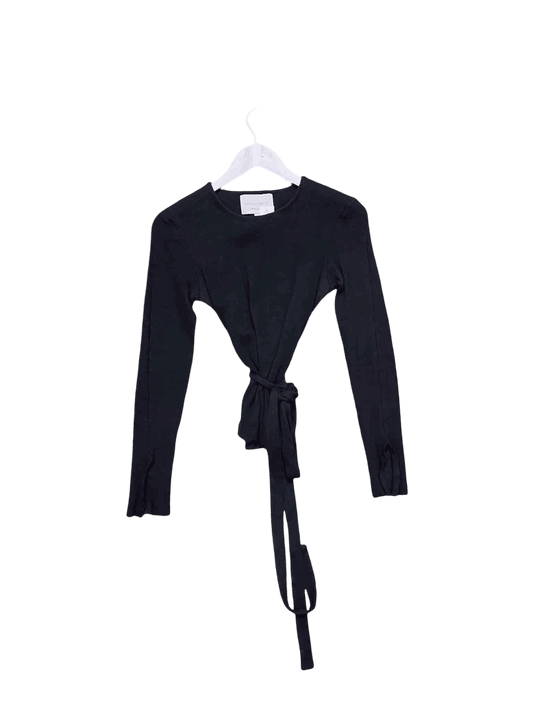 Size 3 (12) | Viktoria & Woods Wrap Ribbed Top