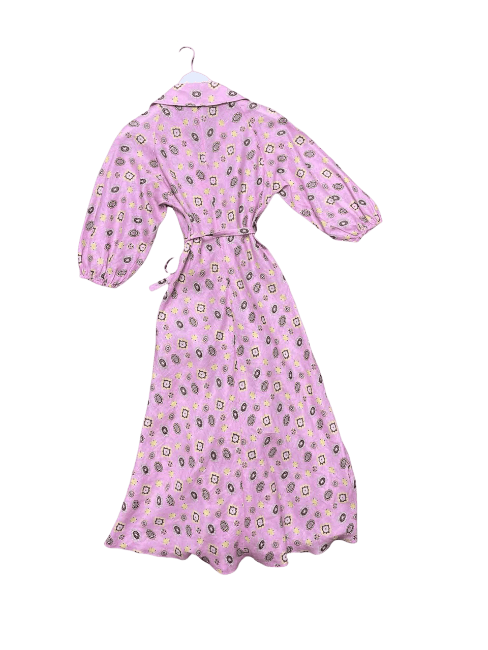 Size 6 | Scanlan Theodore Linen Jewel Print Dress