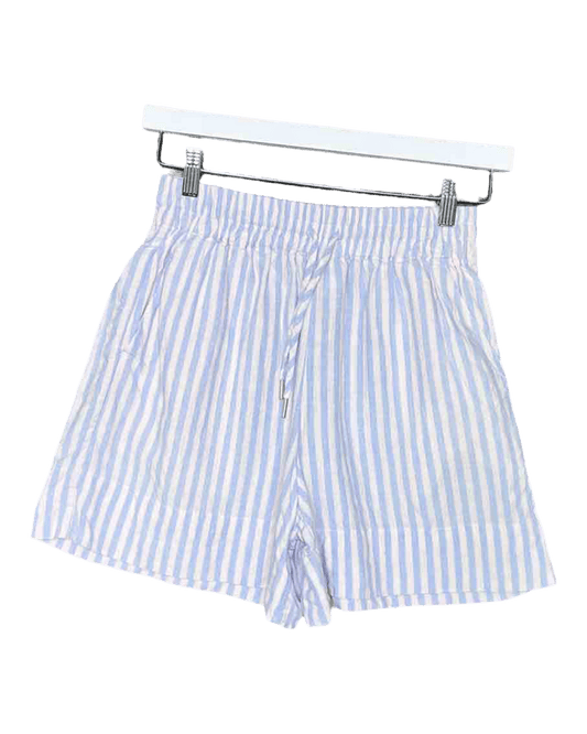 Size 6 | Country Road Striped Linen Mini Shorts