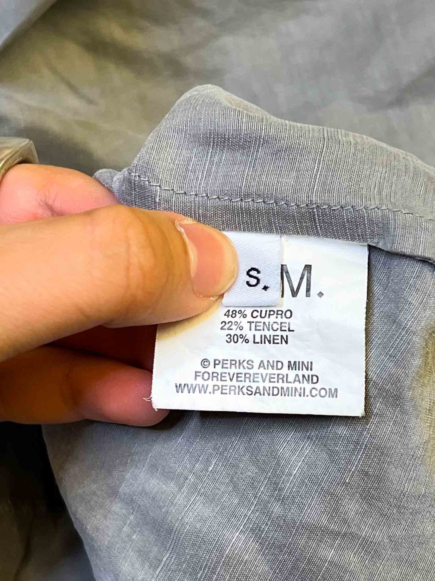 Size S | P.A.M Vintage Linen Blend Midi Skirt