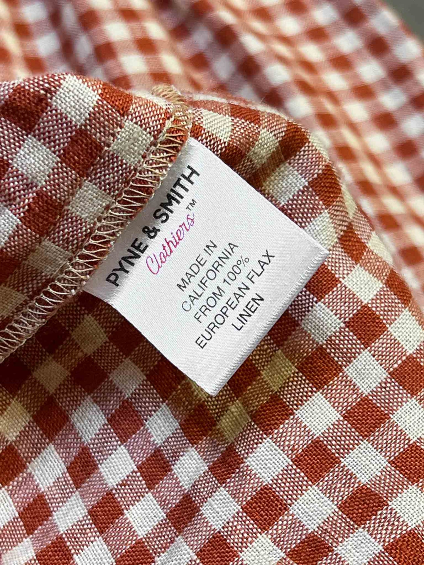Size XS | Pyne & Smith Linen Gingham Dress