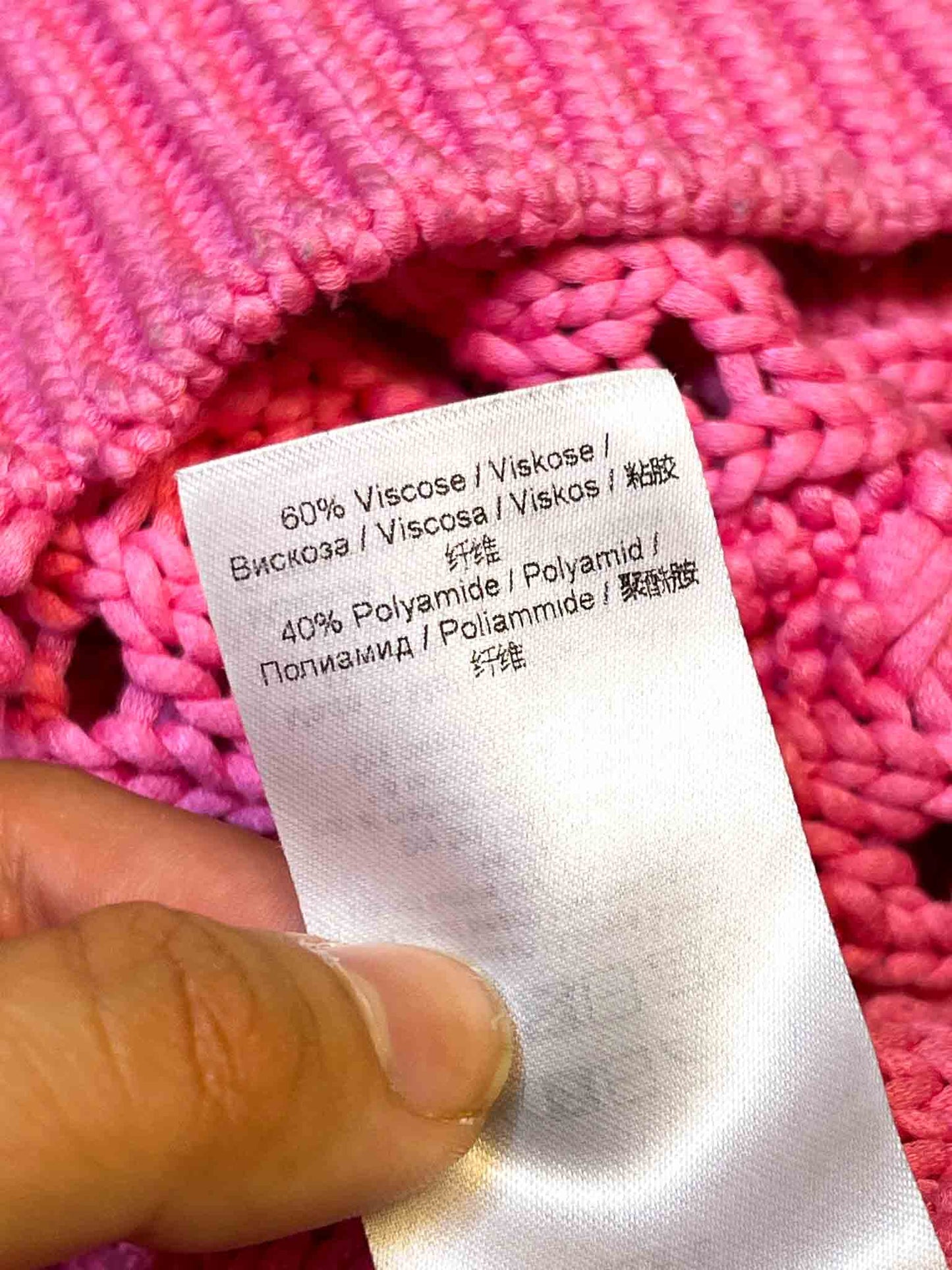 Size L | Ganni Cropped Rope Vest