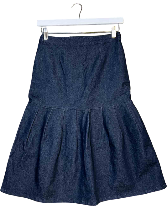 Size 8 | Leonard St Denim Dropwaist Midi Skirt