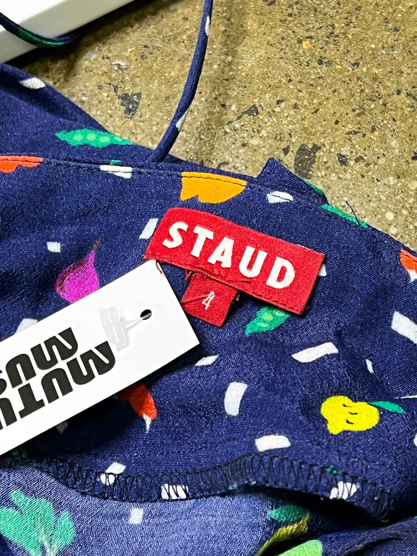 Size 4 | STAUD Bellini Printed Mini Dress