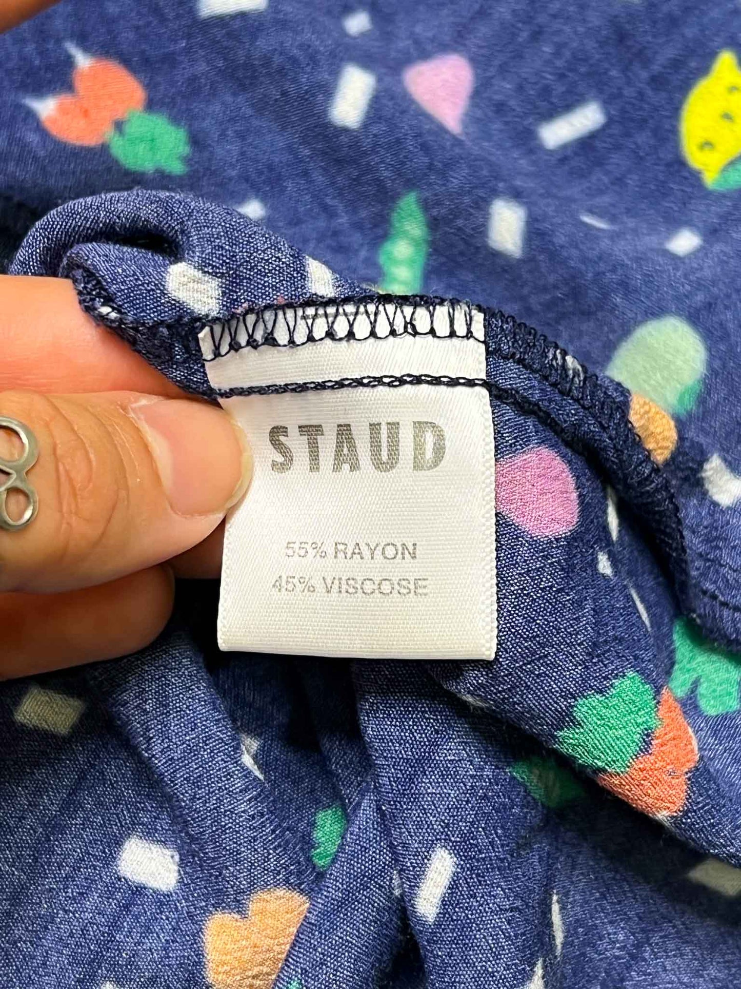 Size 4 | STAUD Bellini Printed Mini Dress