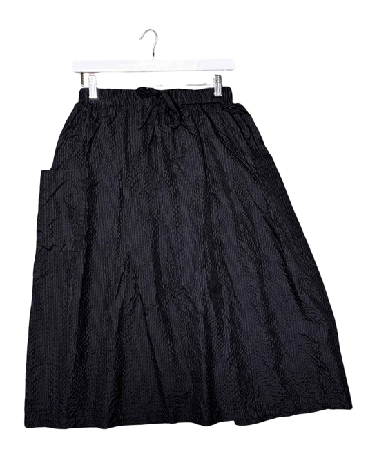 Size S | Kloke Textured Midi Skirt