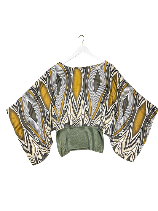 Size 3 (M) | Angel Nina Vintage 100% Silk Top