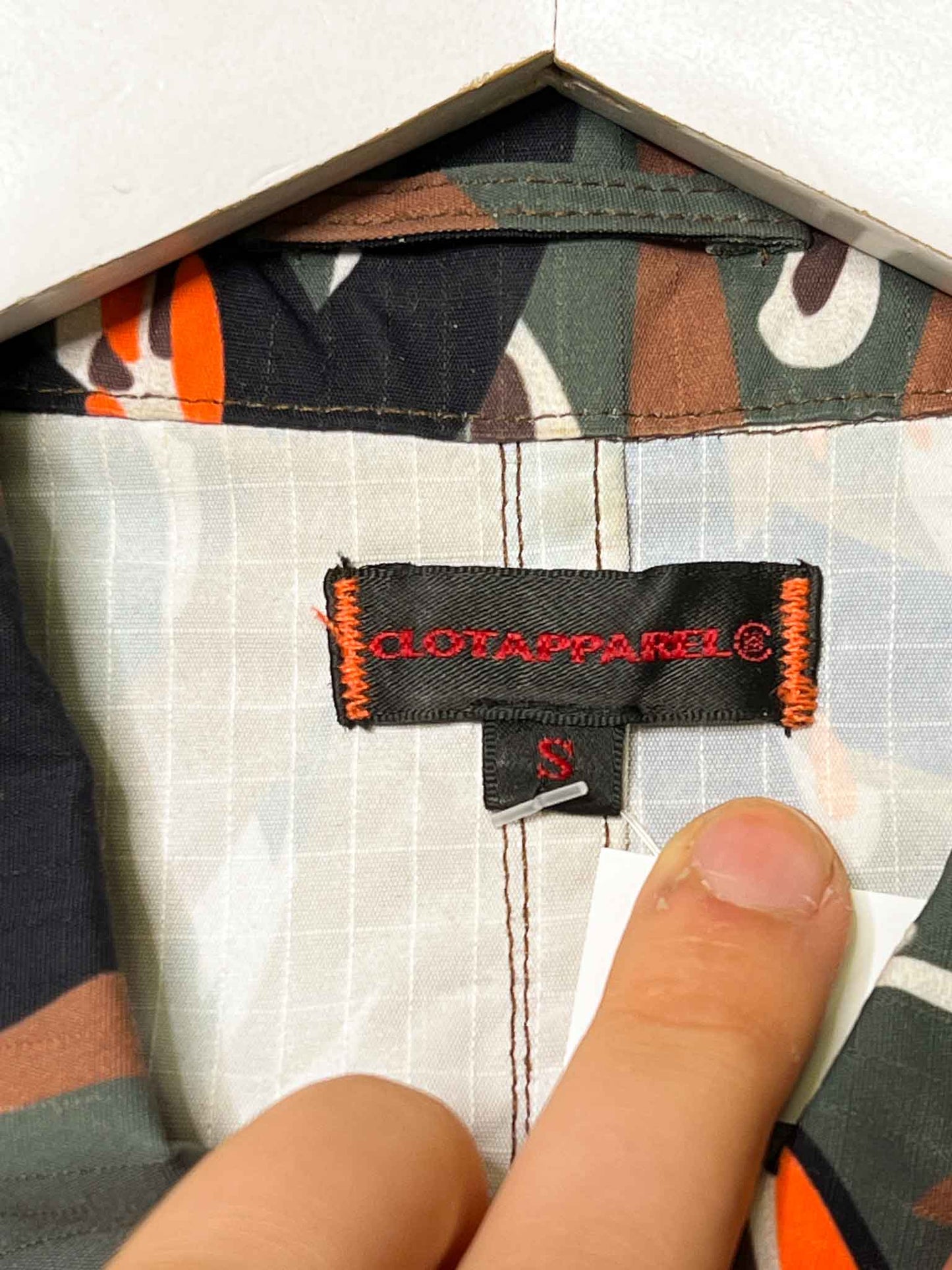 Size S | Clot Apparel Cotton Neon Camo Shirt