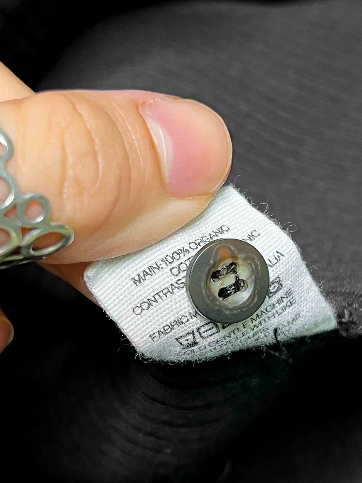 Size XS | Bassike Ribbed Organic Cotton Top