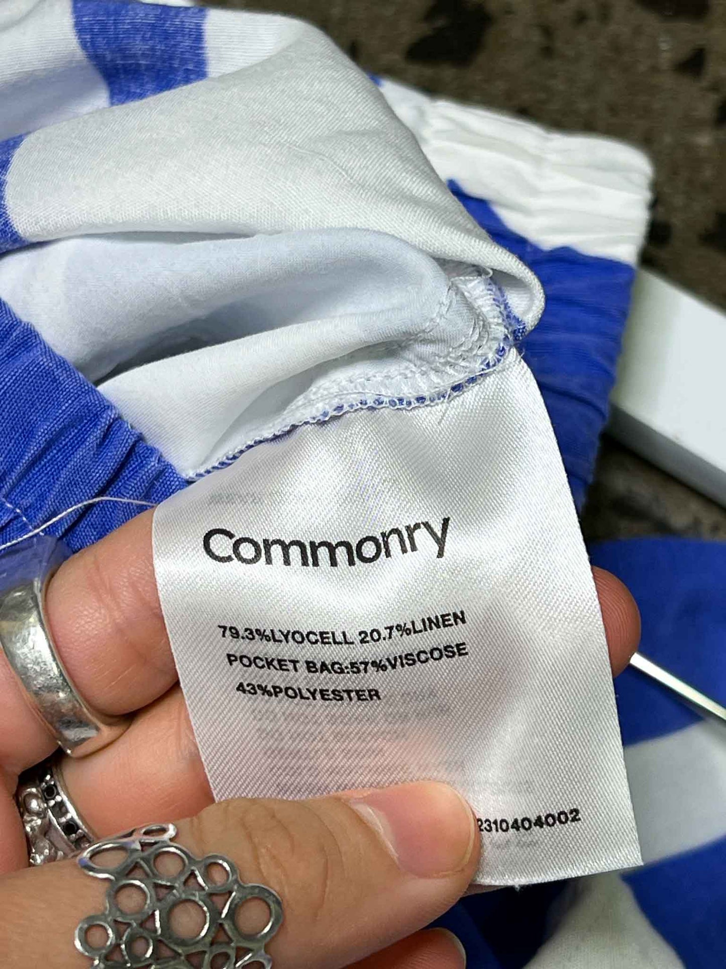 Size 8 | Commonry Abstract Straight-leg Pants