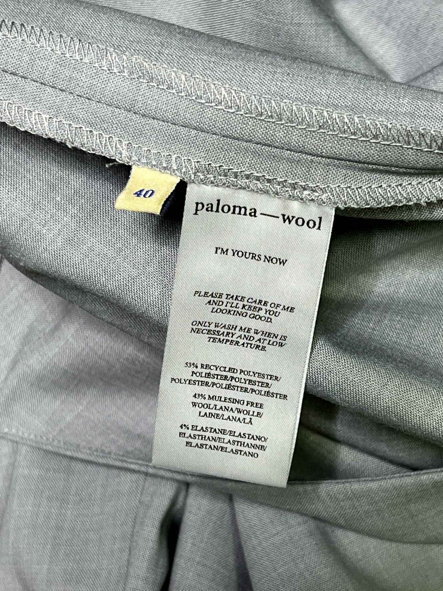 Size L | Paloma Wool Grey Office Pants