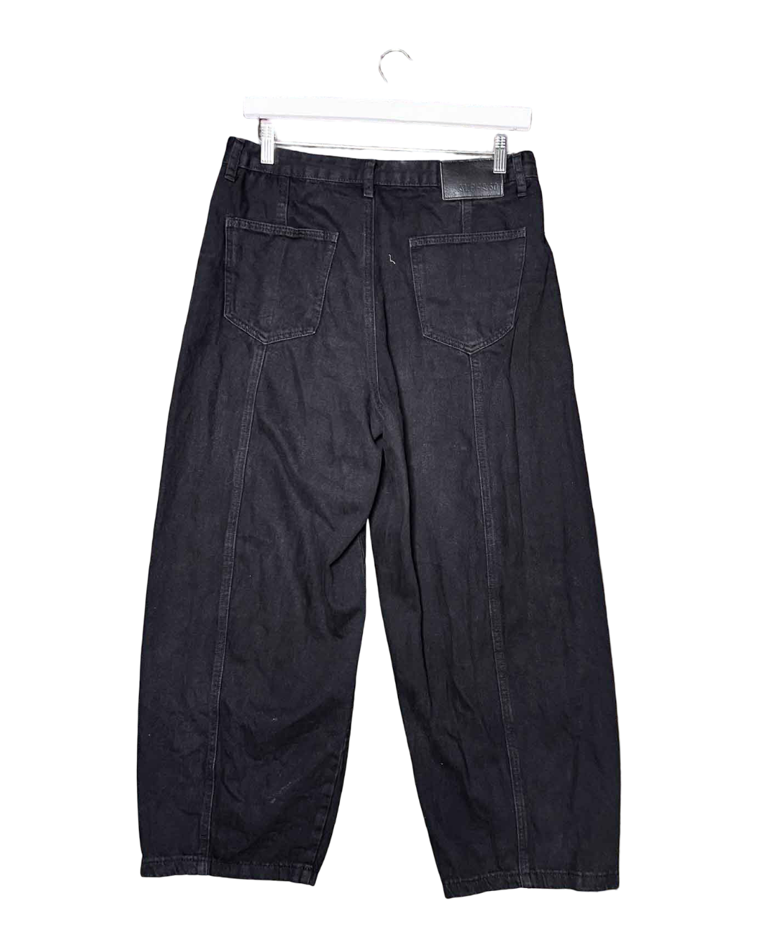 Size L | Alpha60 Black Barrel Jeans