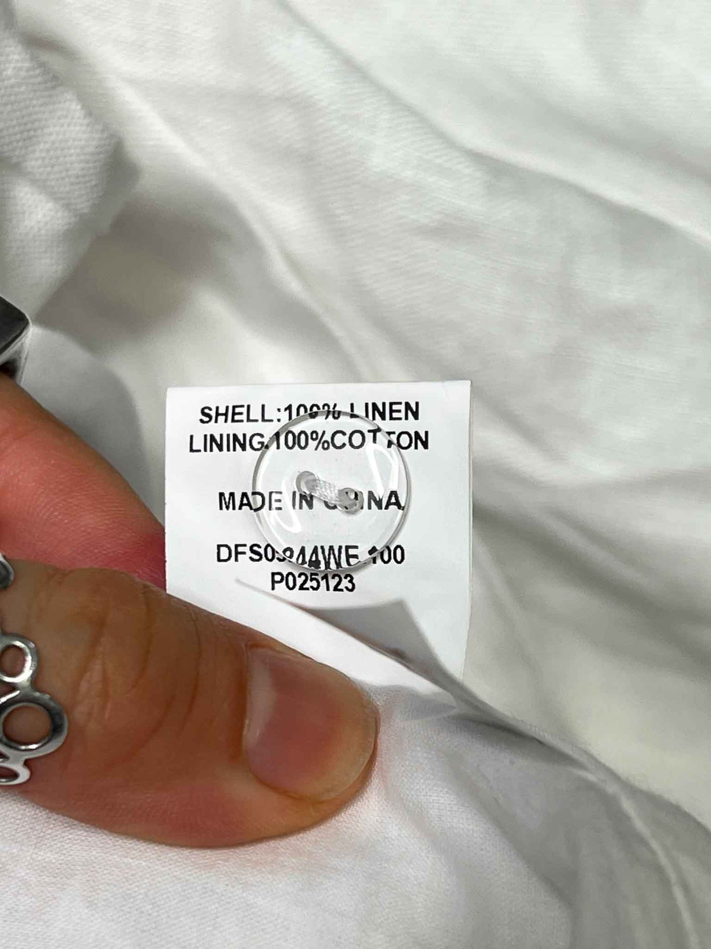 Size 16 | Dissh Skye White Linen Wrap Skirt NWT