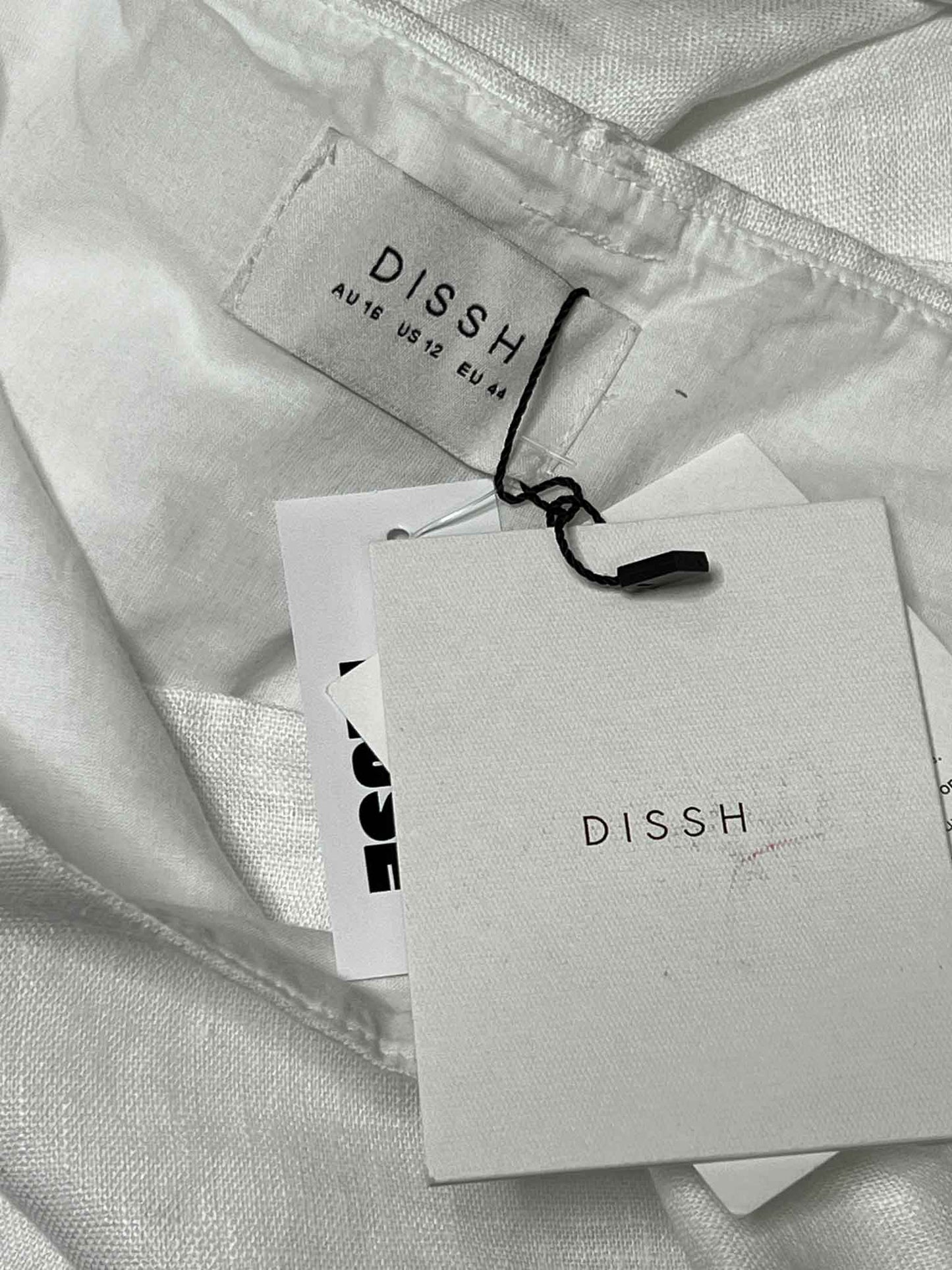 Size 16 | Dissh Skye White Linen Wrap Skirt NWT