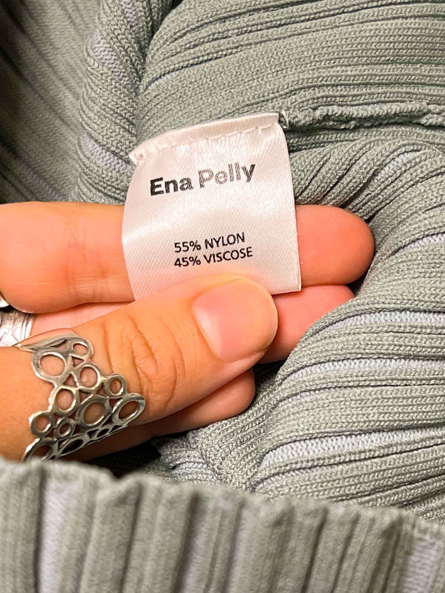 Size 14 (XL) | Ena Pelly Teal Pleated Tank Top