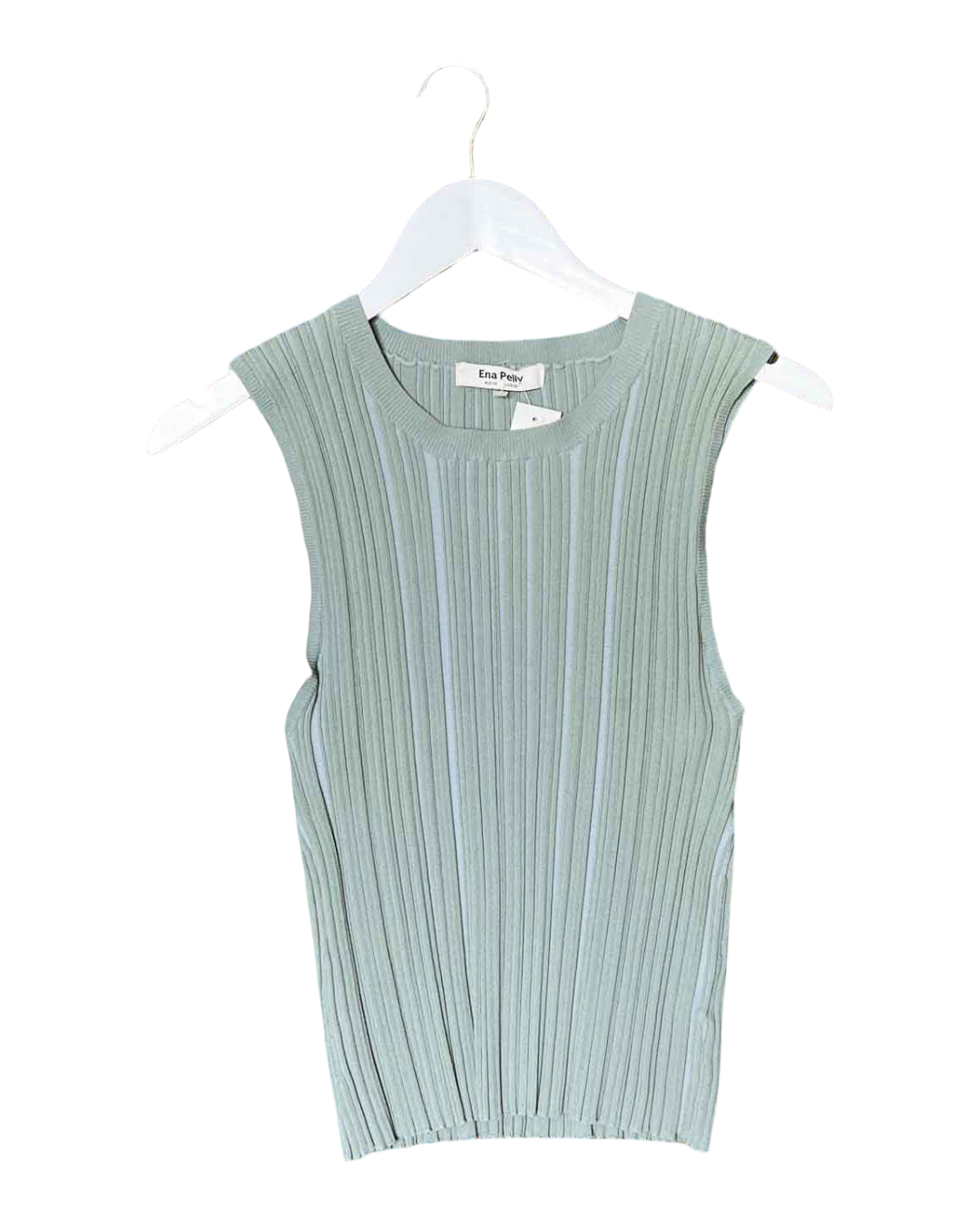 Size 14 (XL) | Ena Pelly Teal Pleated Tank Top