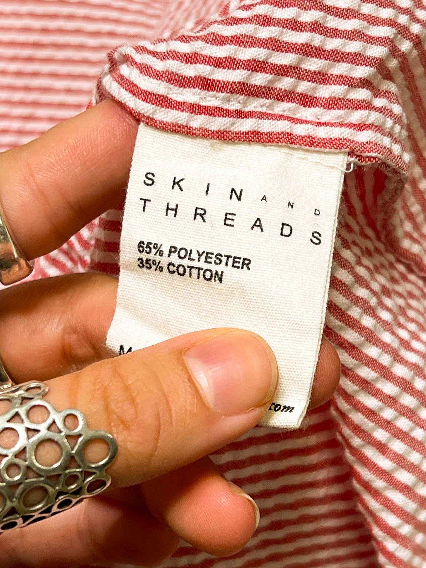 Size 1 (8) | Skin and Threads Striped Seersucker Dress