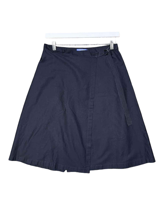 Size M | Permanent Vacation Cotton Wrap Midi Skirt