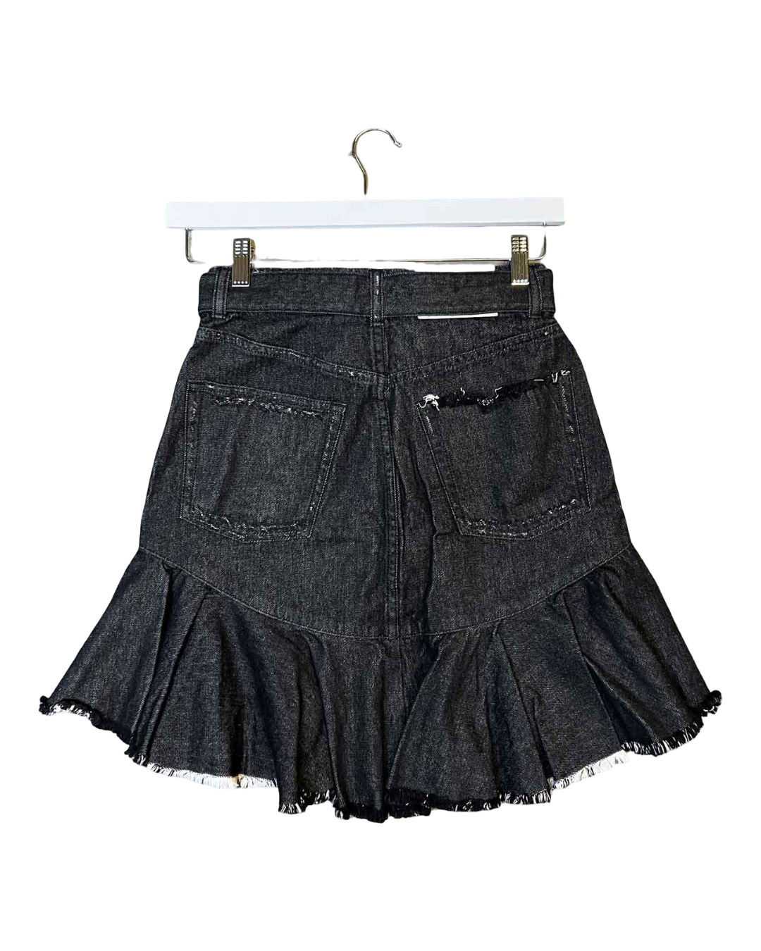 Size 0 (XS) | Zimmermann Denim Distressed Mini Skirt
