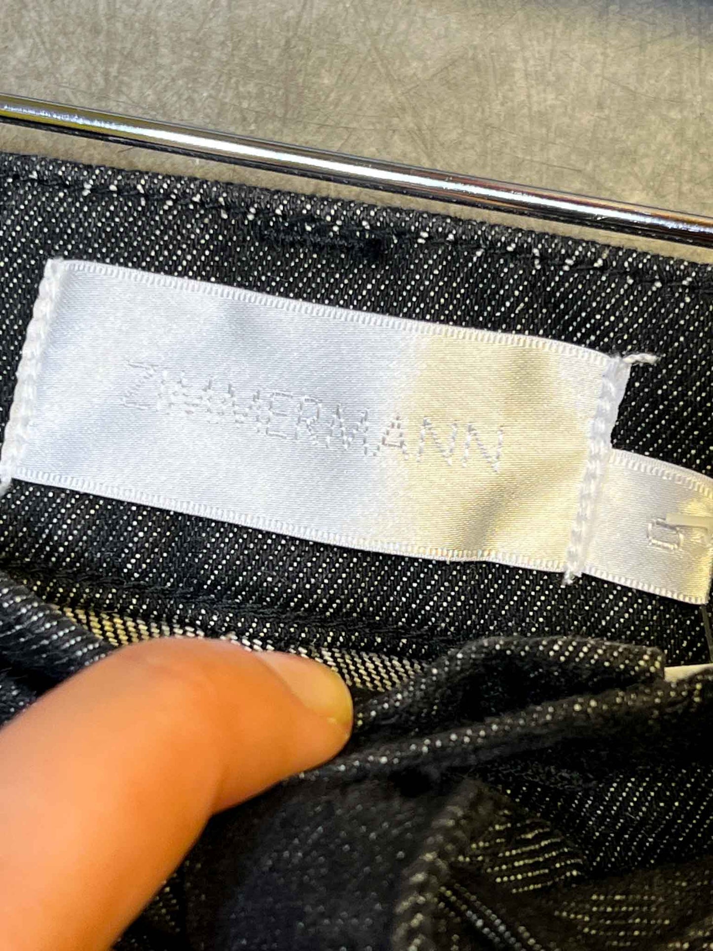 Size 0 (XS) | Zimmermann Denim Distressed Mini Skirt