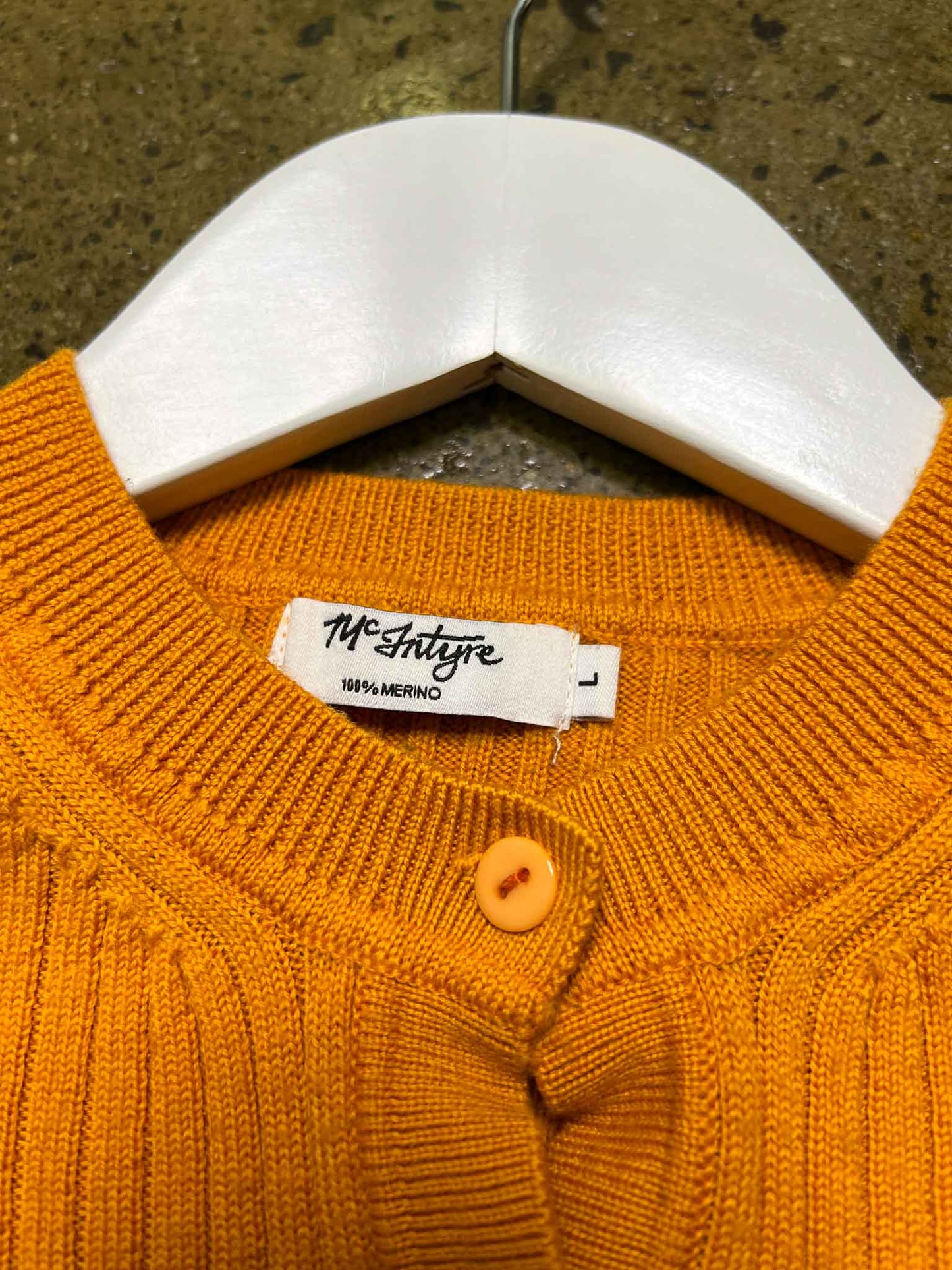 Size L | McIntyre 100% Merino Cardigan