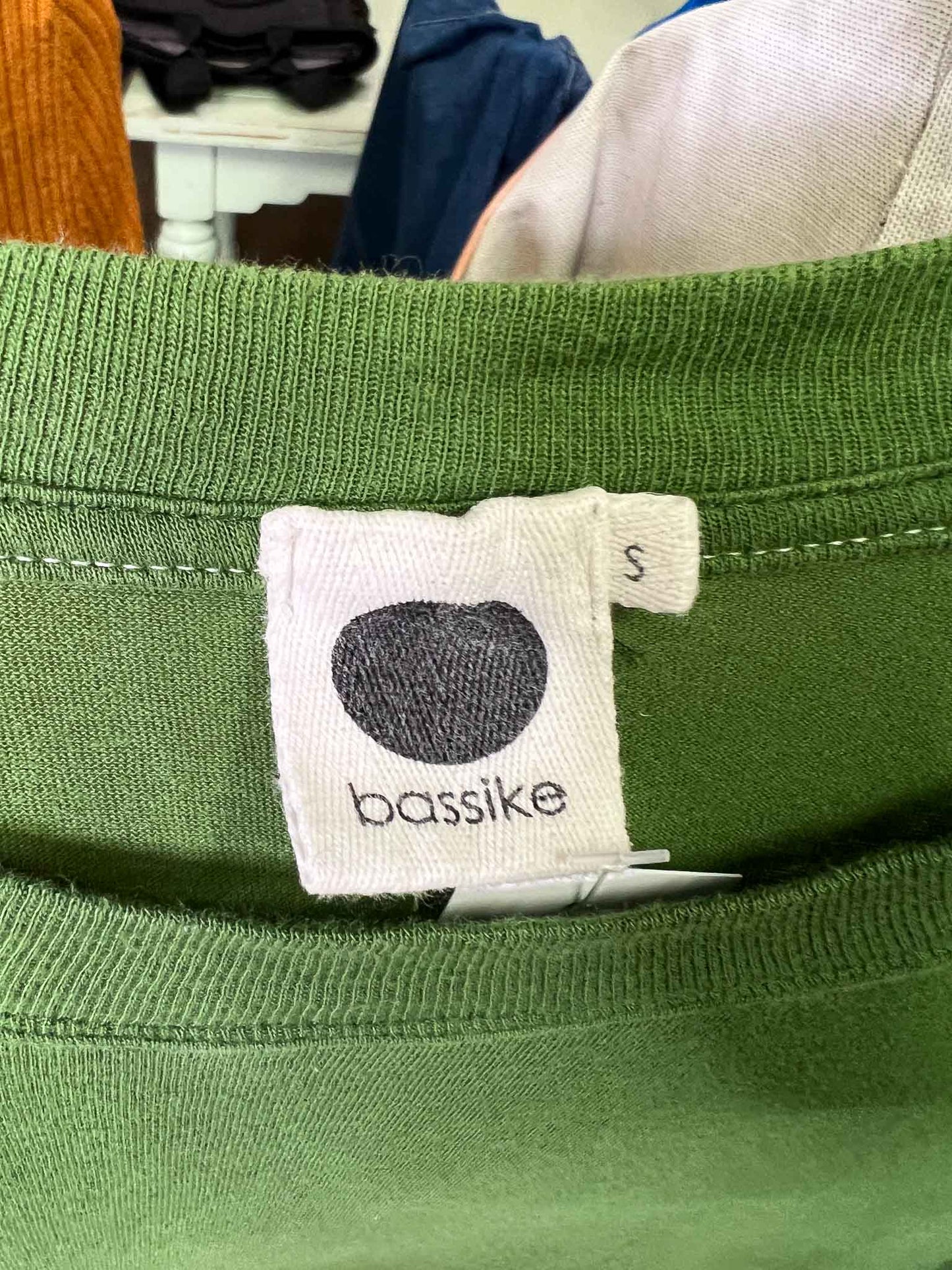 Size S | Bassike Organic Cotton Relaxed T-shirt