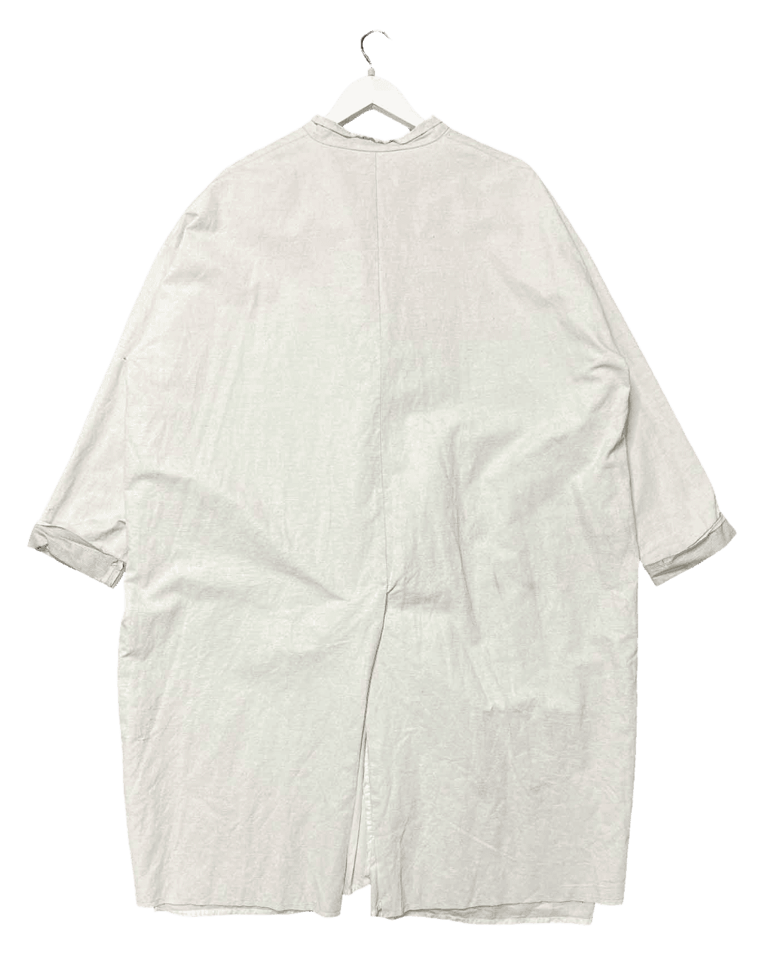 Size 40 (L) | Hannoh Wessel Cotton Canvas Knee-Length Coat