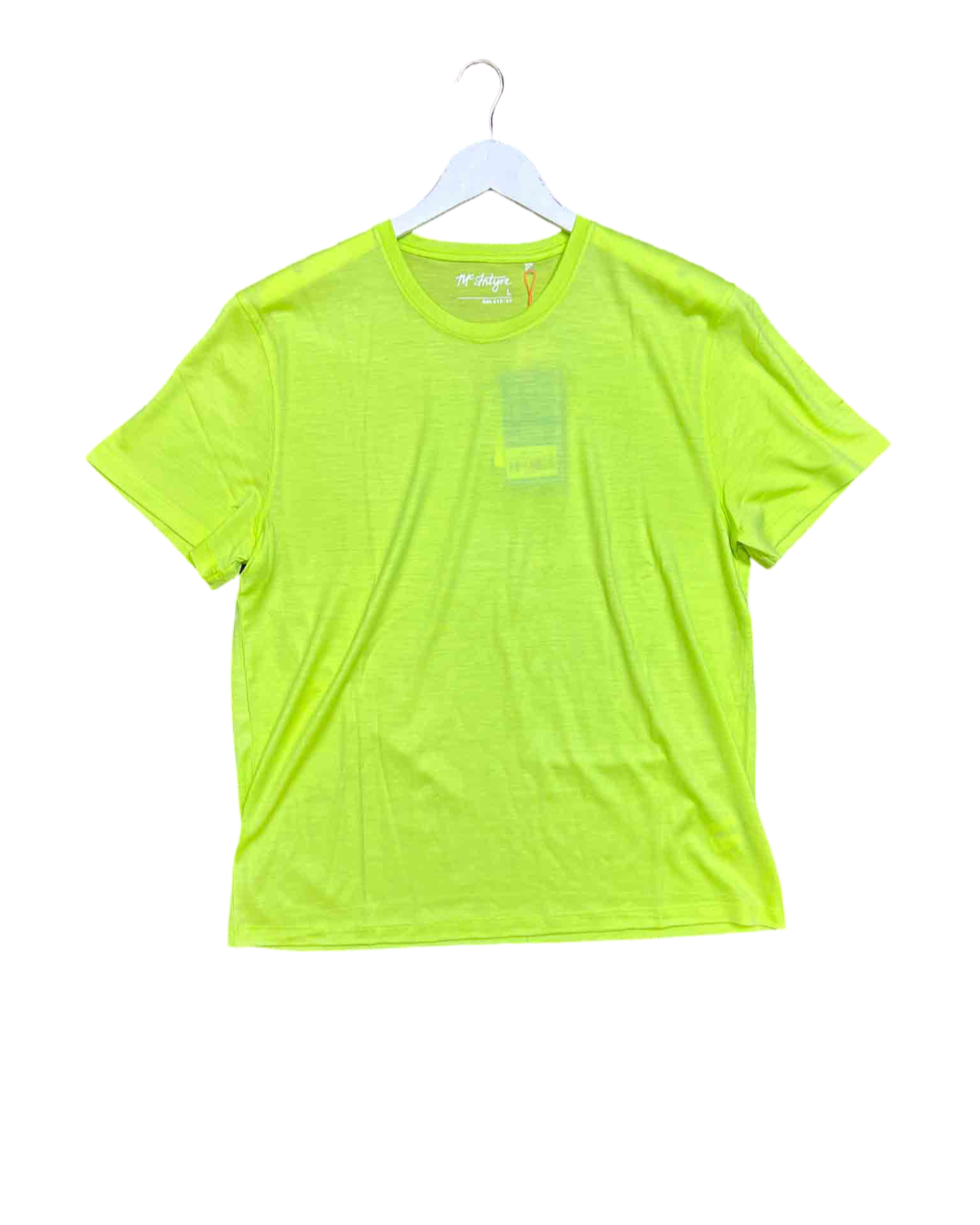 Size L | McIntyre Lime Green All Day Merino T-shirt With Tags