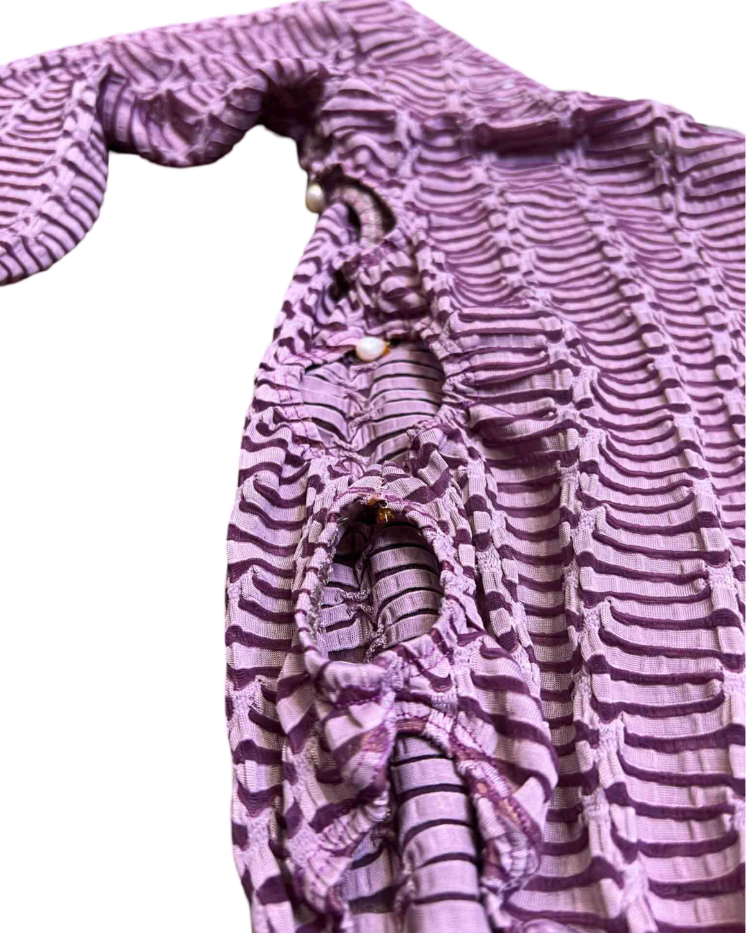 Size S | Pärlemor Lilac One Sleeve Bodysuit