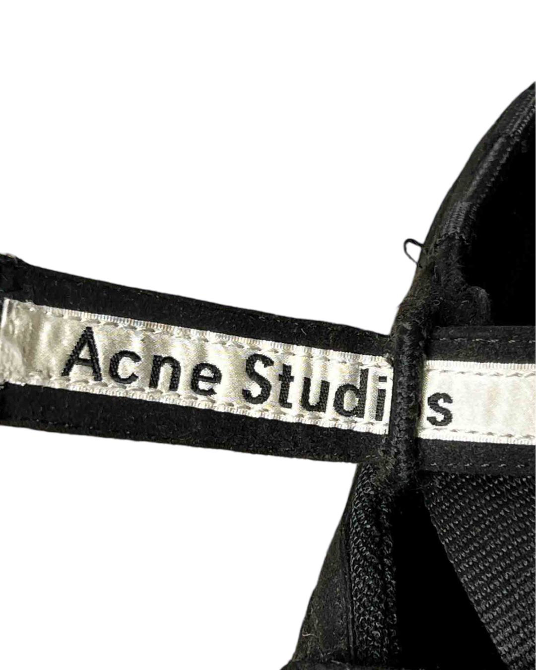 Size 36 | Acne Studios Black Chunky Double Buckle Shoes