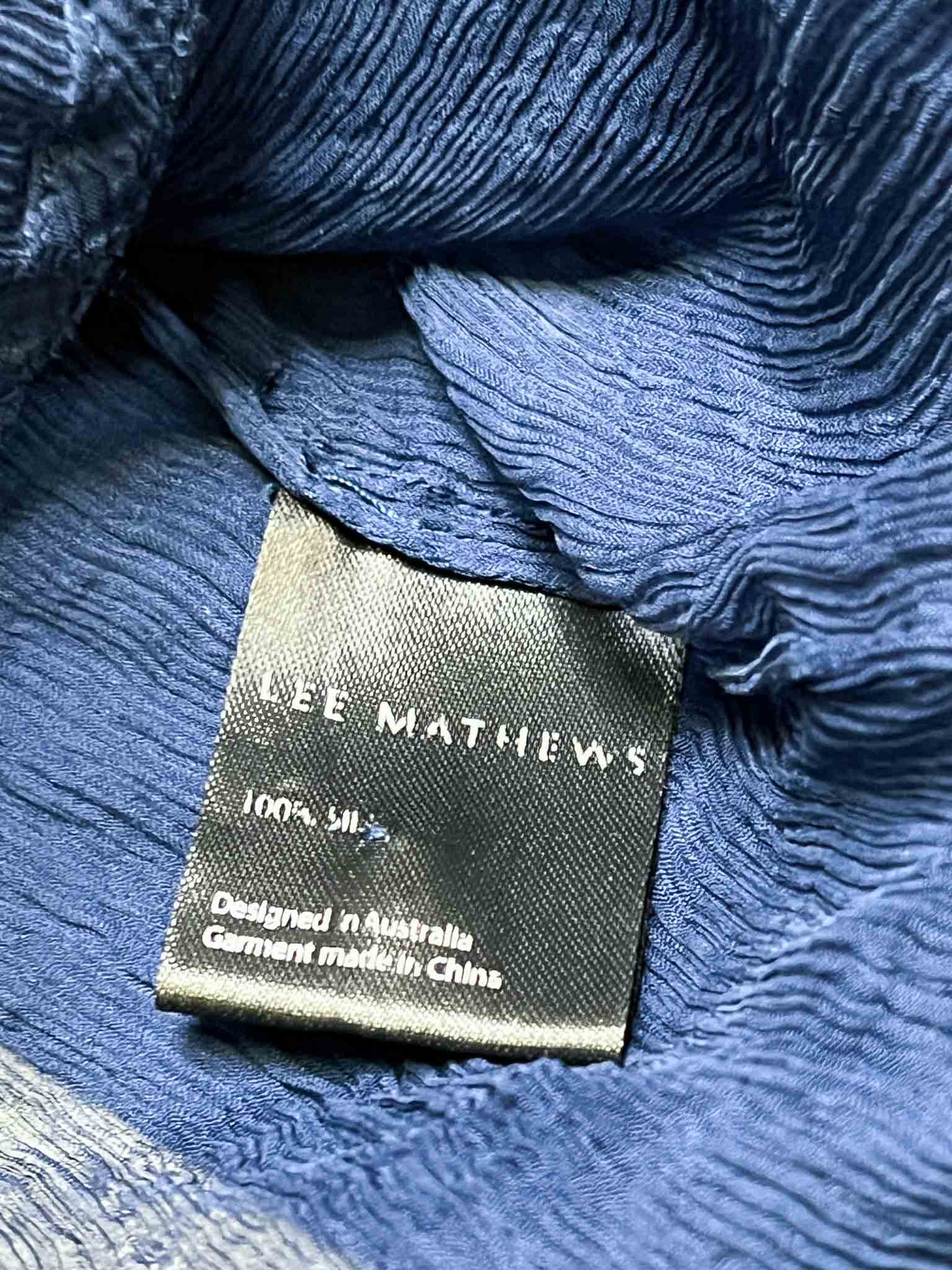 Size 12 (3) | Lee Mathews Silk Crepe Top
