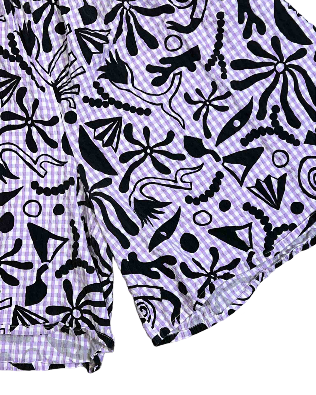 Size 20 | Gorman Seersucker Liliac Shorts