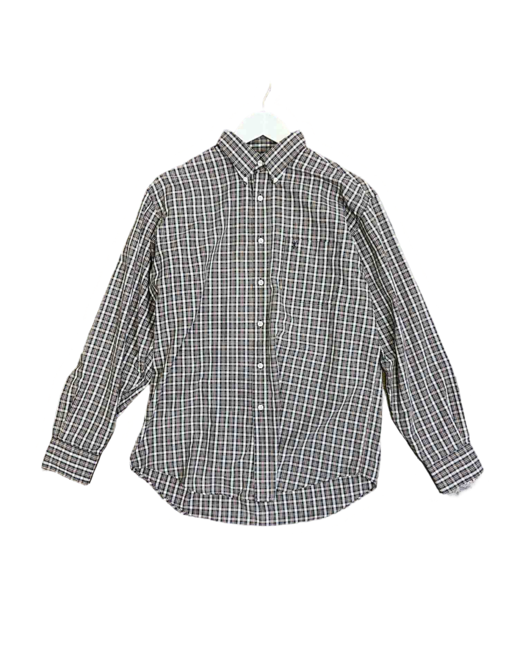 Size 39 (L) | Yves Saint Laurent Plaid Shirt