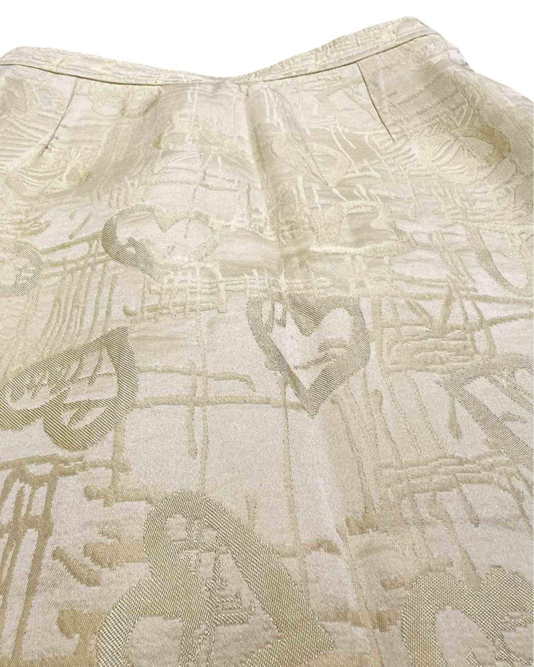 Size 42  (8/10) | Christian Lacroix Embossed Skirt