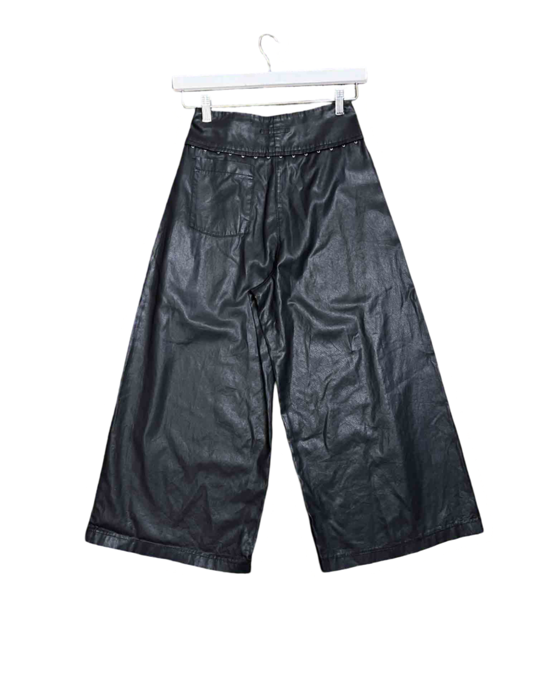 Size S | Lurdes Bergada Coated Wide Leg Pants