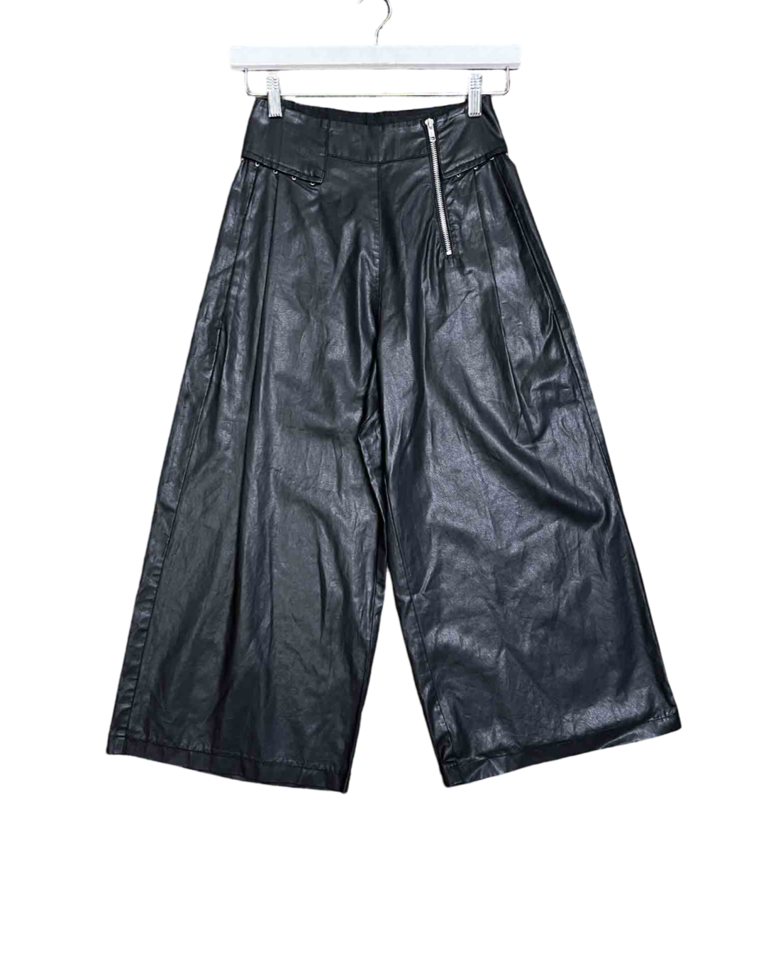 Size S | Lurdes Bergada Coated Wide Leg Pants