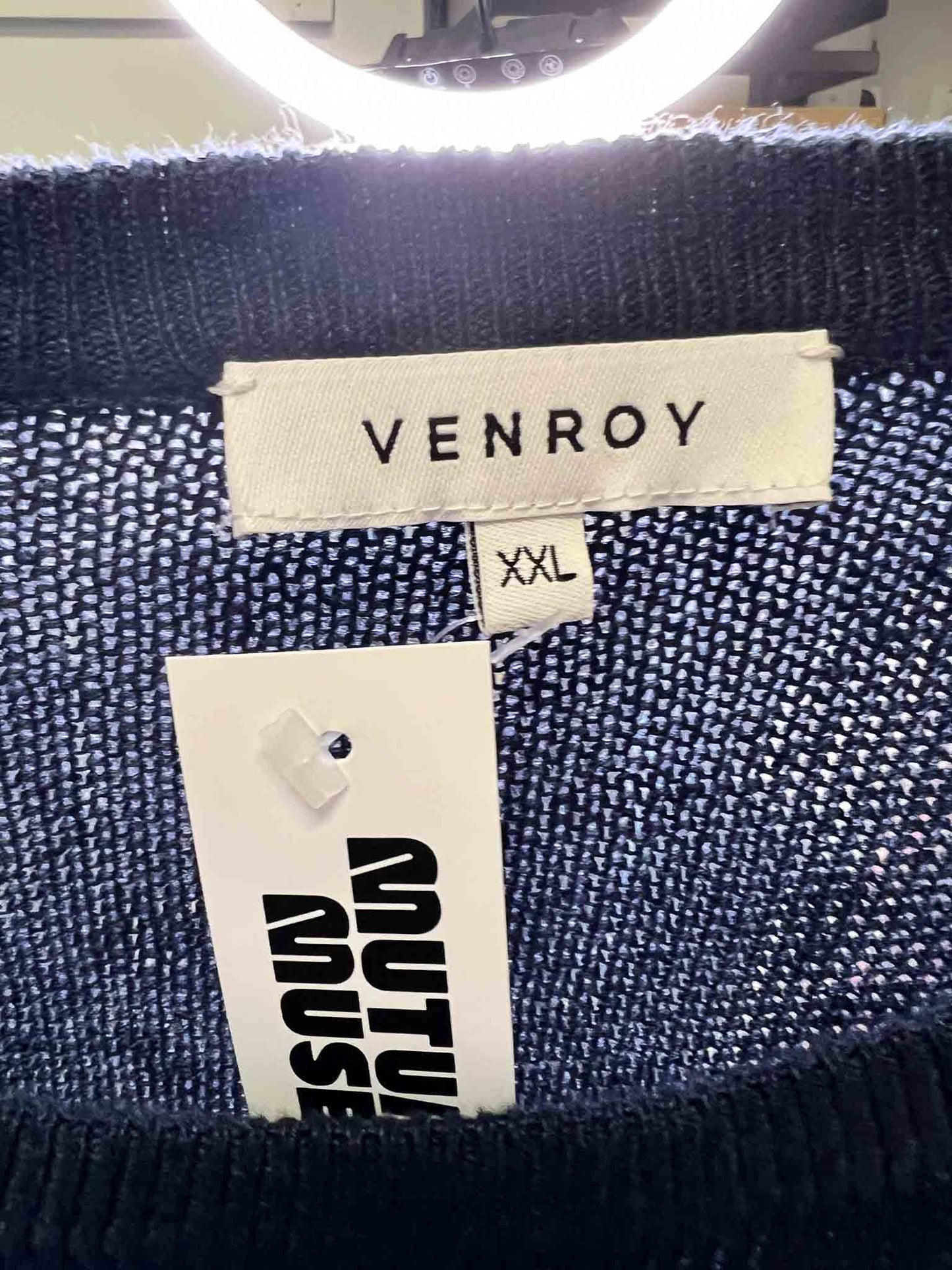 Size XXL | Venroy Linen Raglan Jumper