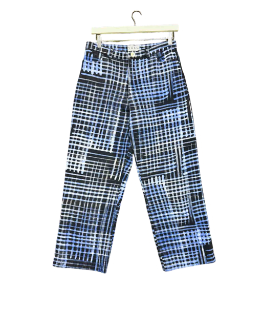 Size 3 (12) |  Suku Hand Painted Plaid Jeans