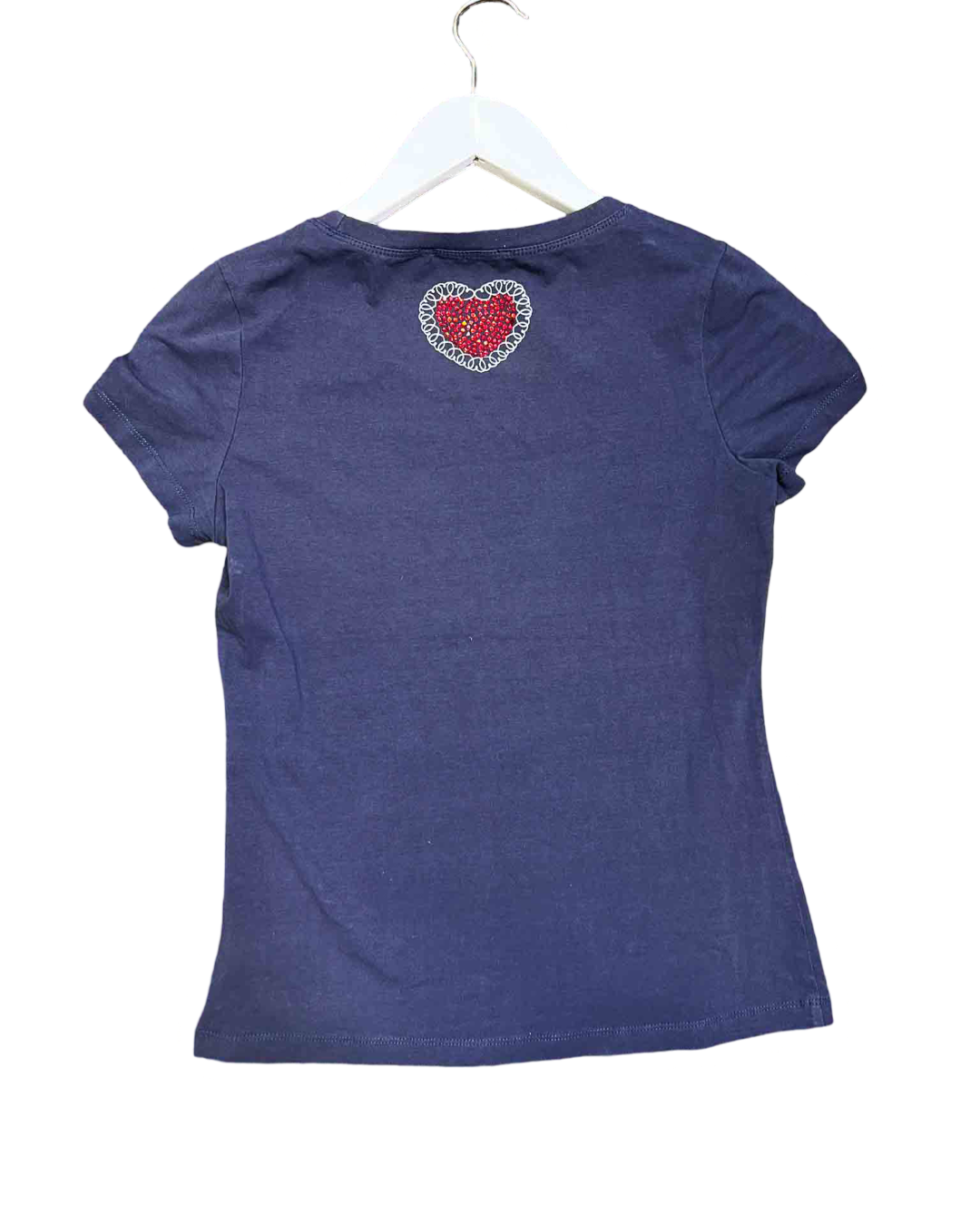 Size 12 | Love Moschino Diamante Studded Baby Tee