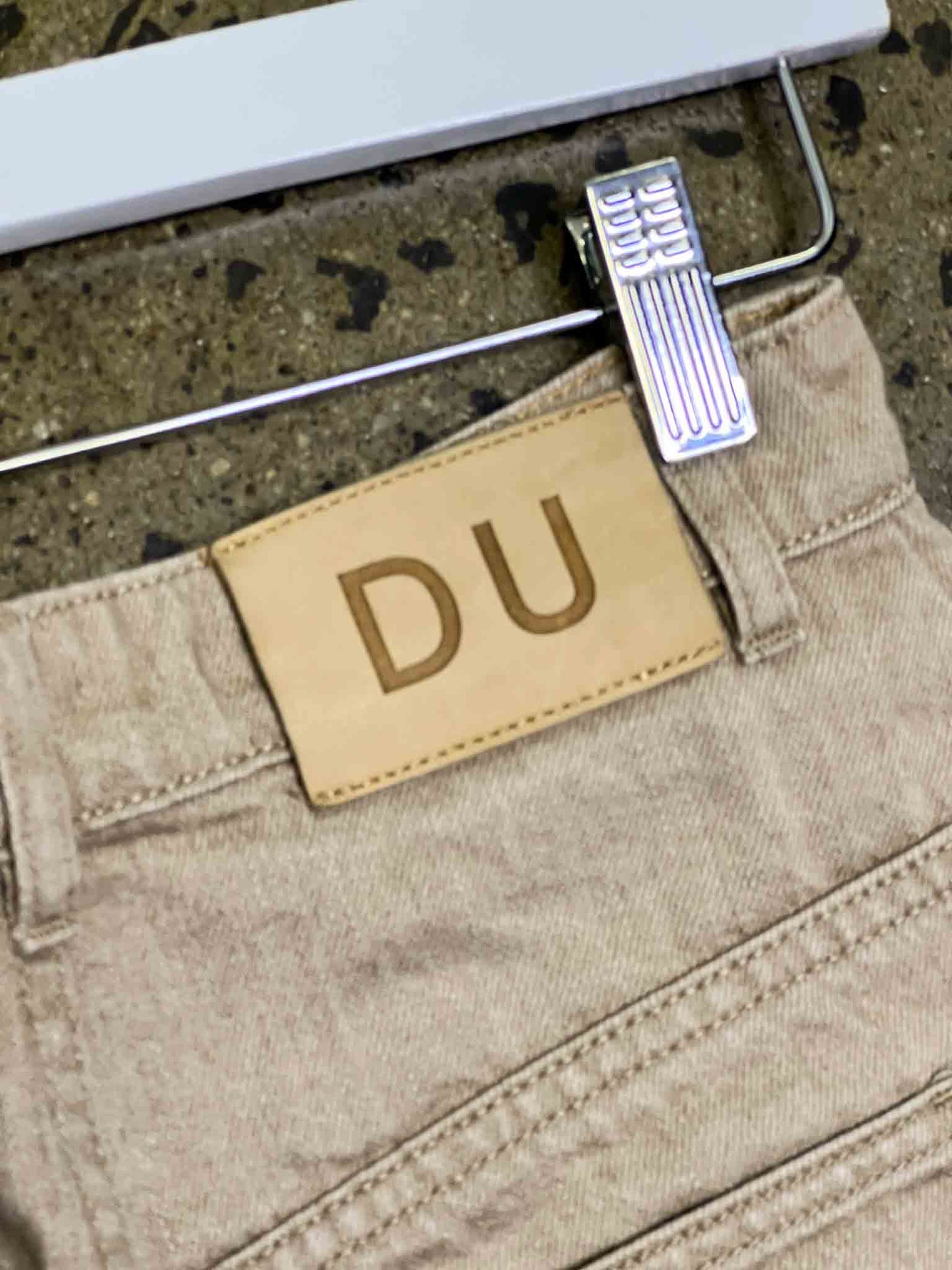 Size 10 | Dress Up High Waisted Taupe Jeans
