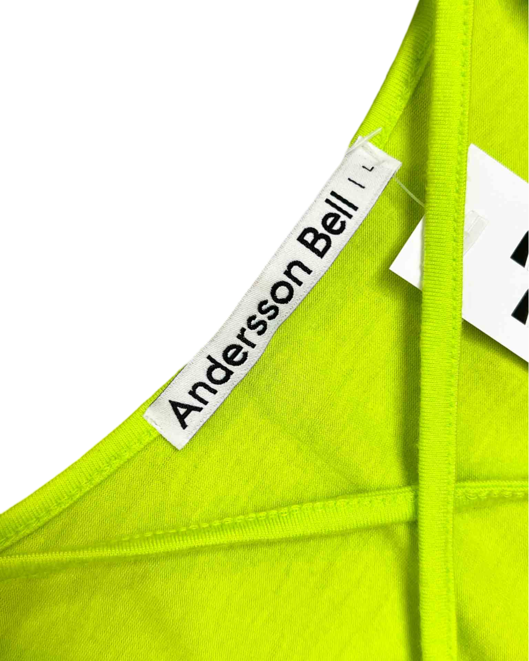 Size L | Andersson Bell Edie Tie Front Open Neck Top