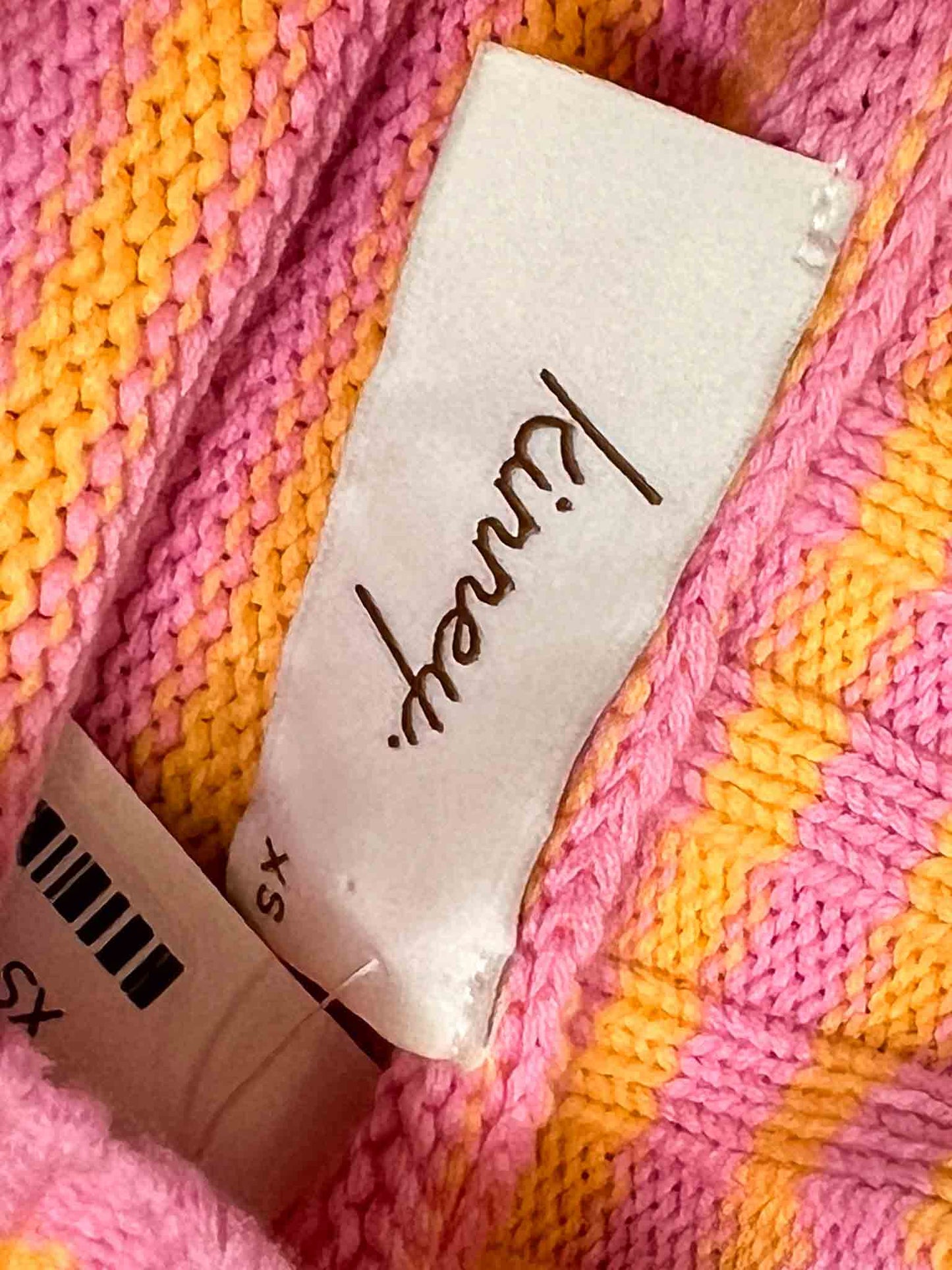 Size XS | Kinney Pink Striped Knit Jumper