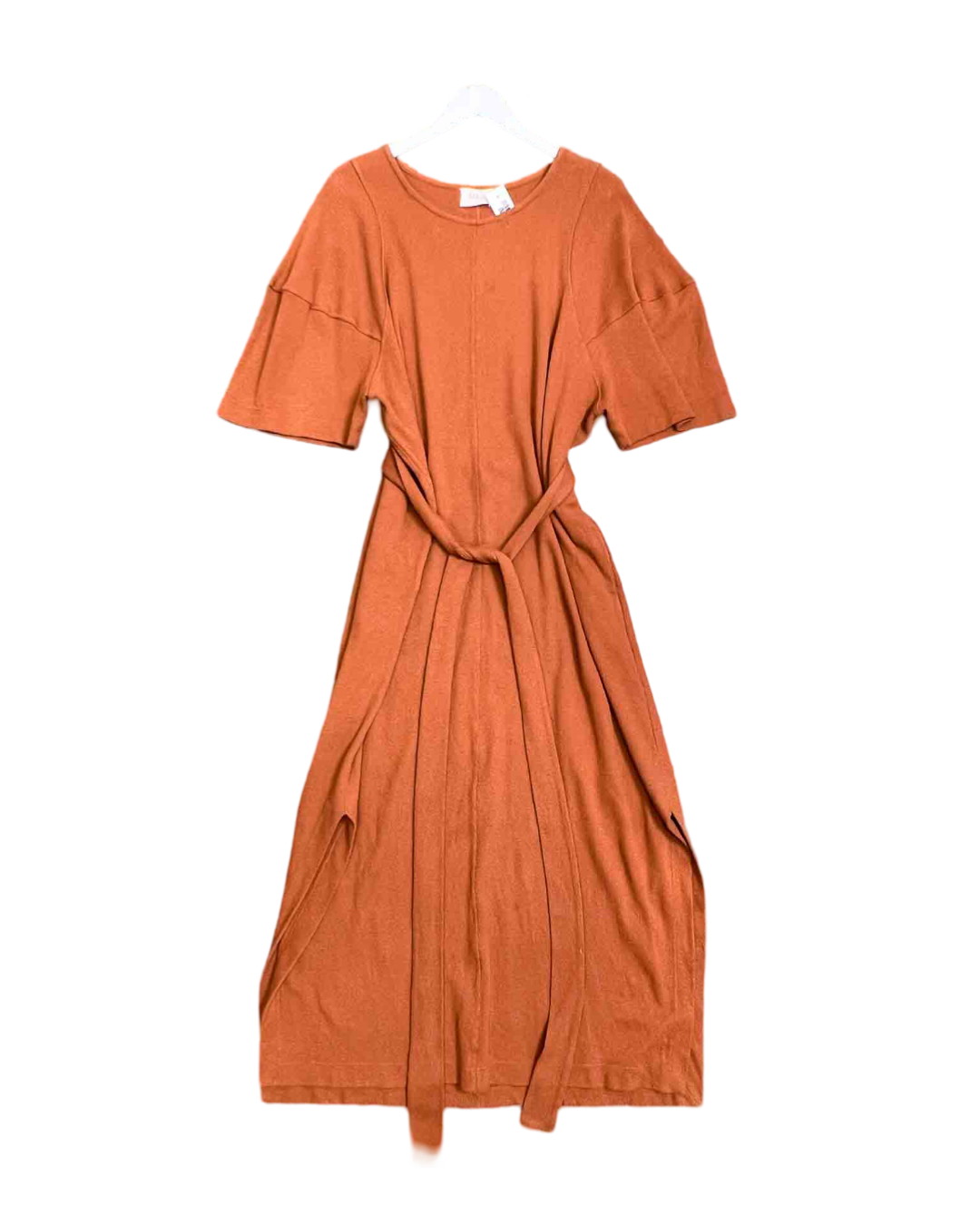 Size 4XL | Sanct Tie Waist Knit Maxi Dress
