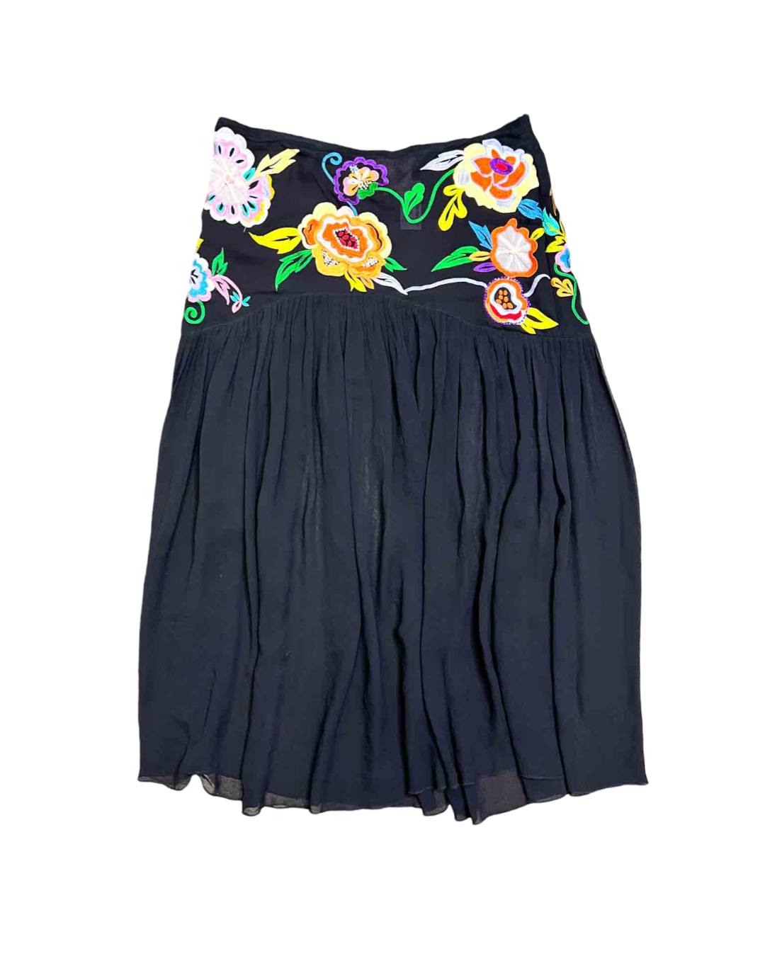 Size 46 (14) | Versus Gianni Versace Vintage Floral Skirt