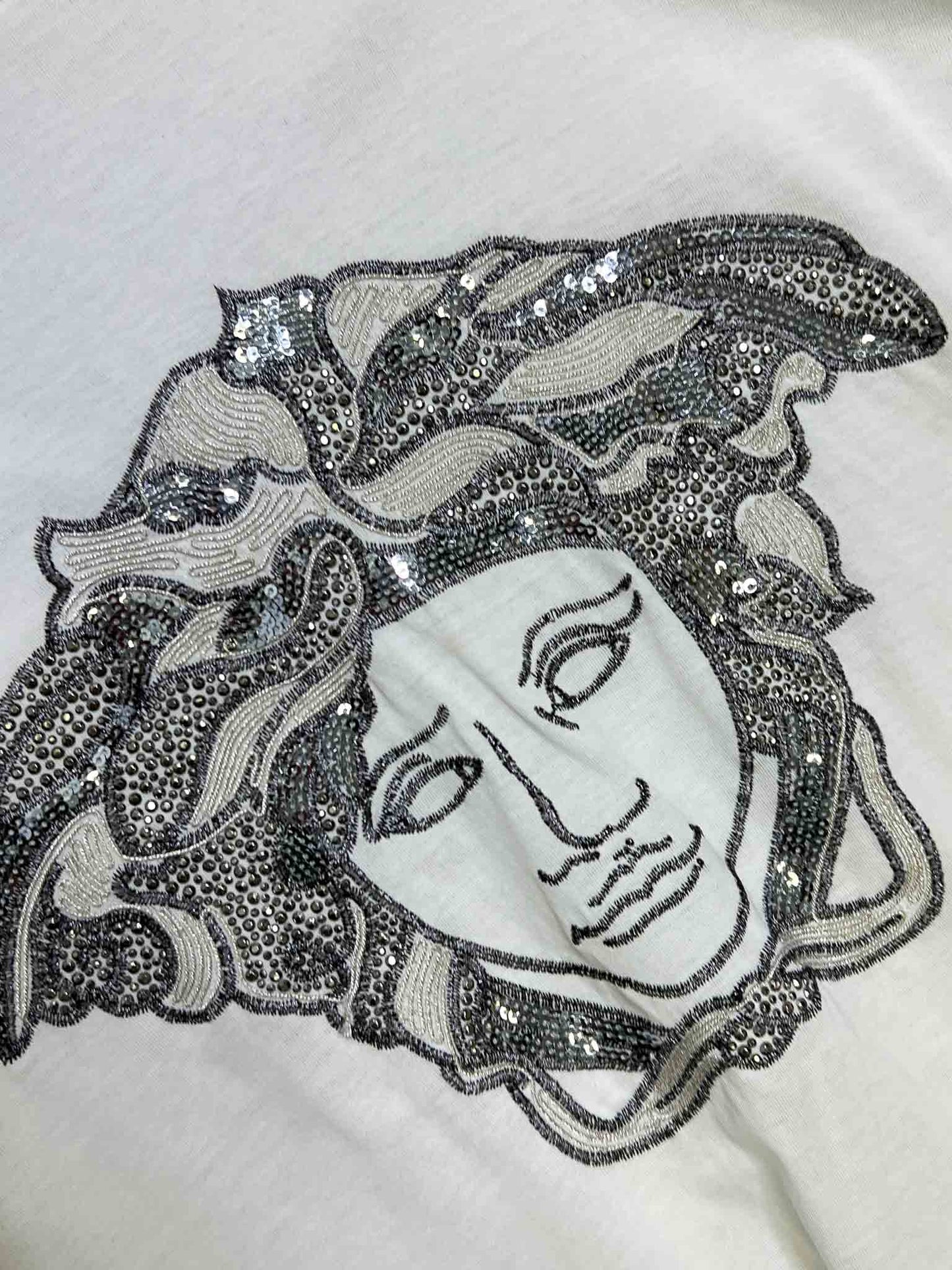 Size S | Versace Studded Medusa Top