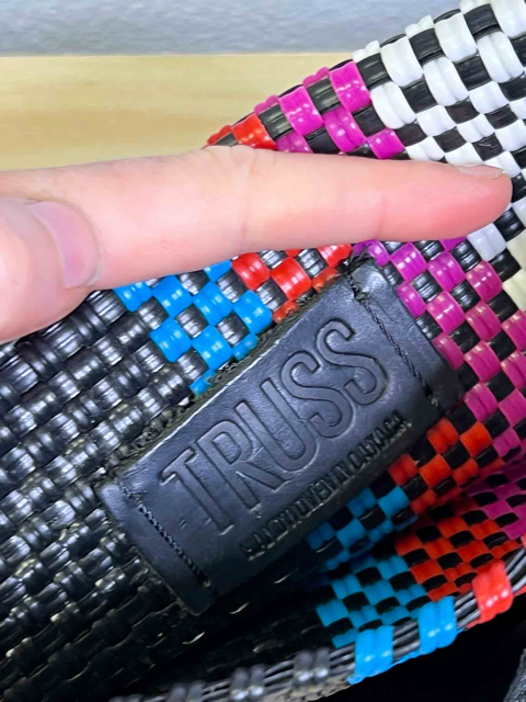 Size S | Truss NYC Woven Cross Body Bag