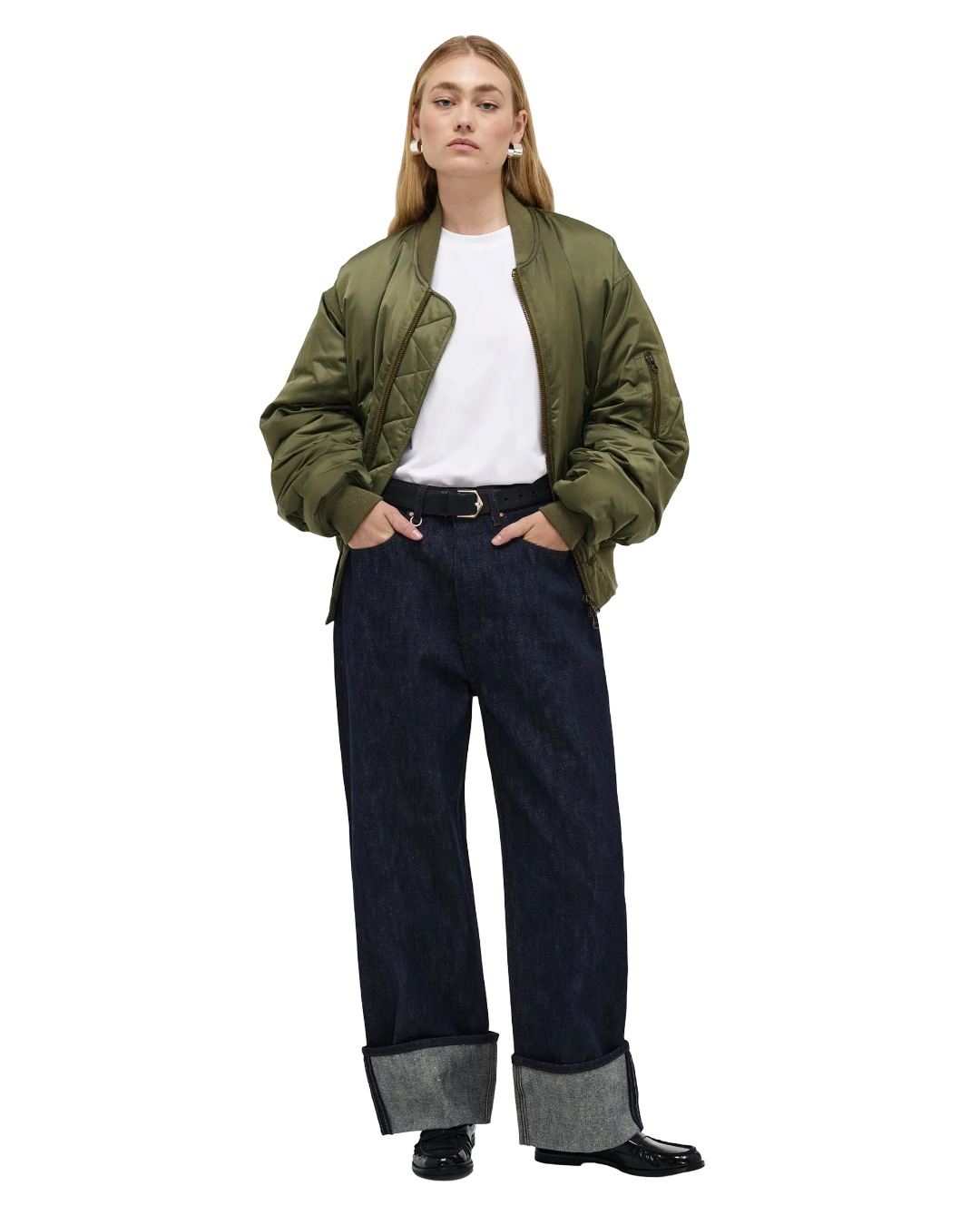 Size 32 | Neuw Yoko Baggy Roll Up Jeans