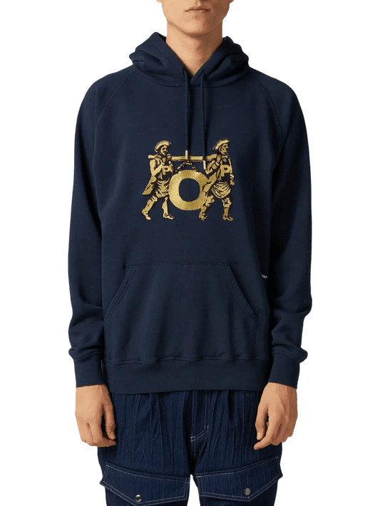 Size M | Pop Trading Company Navy Cotton Jumper