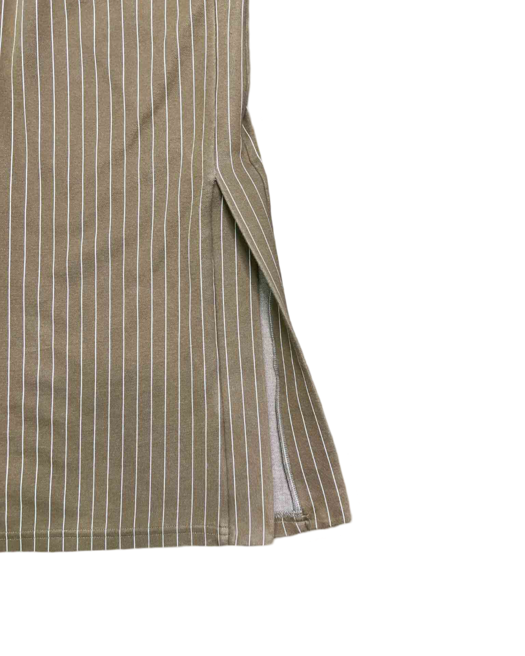 Size 8 - Pageant Hang Tough Olive Pinstripe Skirt