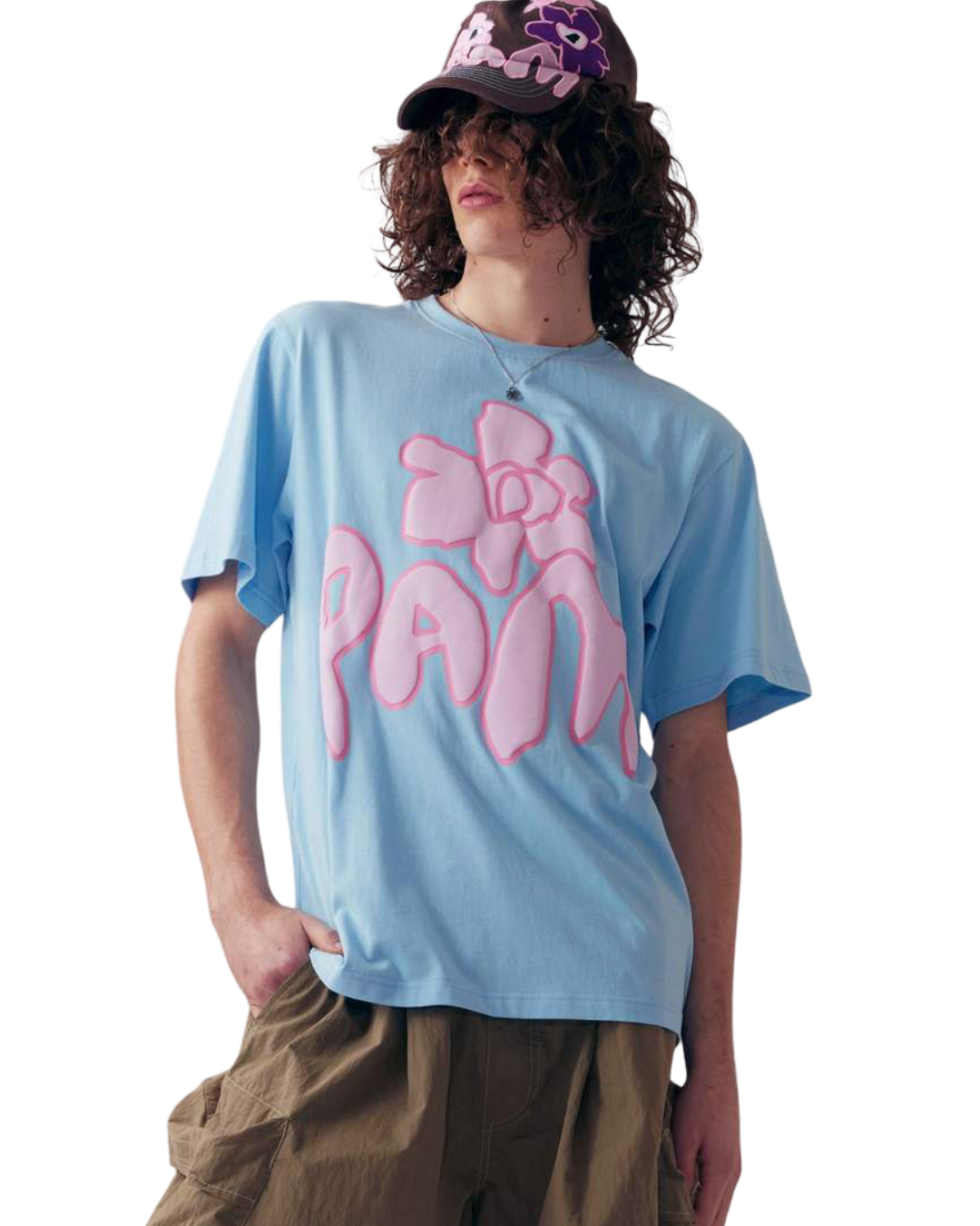 Size S | PAM Blue Floral T-Shirt